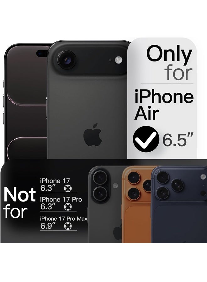dida-cosmos Magnetic Slim Case for iPhone Air, Compatible with MagSafe, Ultra-Thin Lightweight Minimalist Phone Cover with Matte Finish and Full Camera Lens Protection, 6.5-Inch Display (Black) - Image 2
